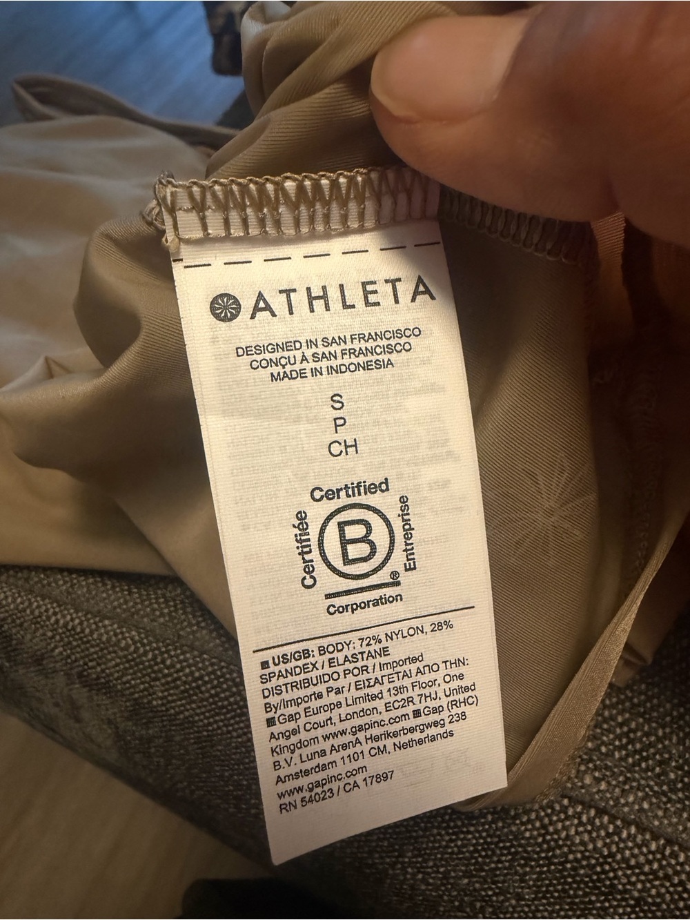 ATHLETA Apero Mesh Tank in Brownstone Beige Size Small - Picture 6 of 6